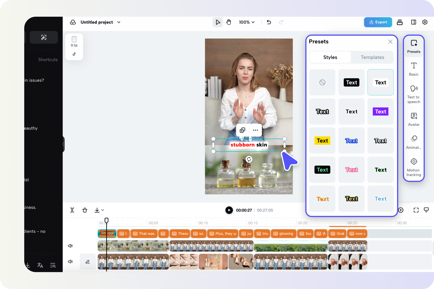 Edit video musik Anda dengan aplikasi pembuat video klip musik